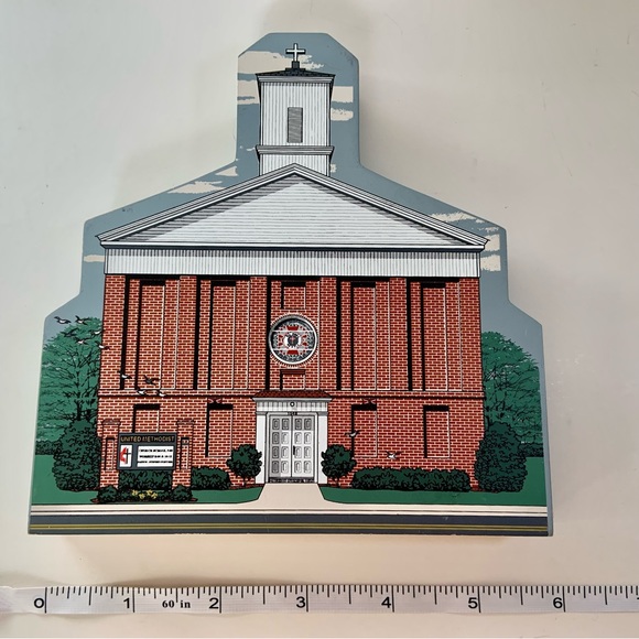 Vintage Hometown Collectibles Lightstreet United Methodist Church PA 1999 Signed - Picture 6 of 9